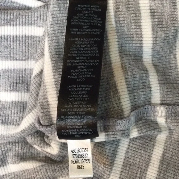 White House Black Market Long Sleeve Striped Tunic/Dress Sz S - Picture 10 of 12